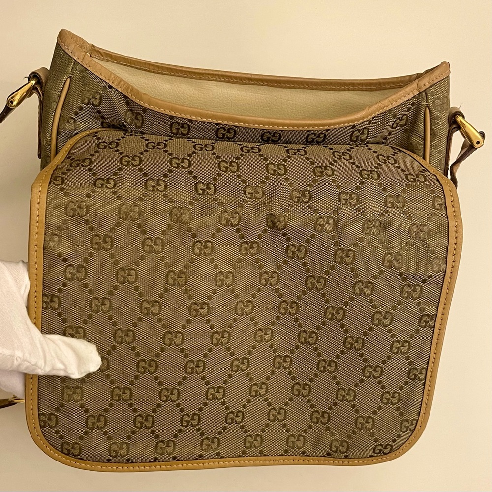 Gucci Vintage Beige Crossbody Bag - Picture 3 of 12